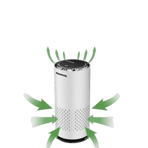 Panasonic Air purifier Removing Formaldehyde Bacteria Smoke Portable Mini Smart HEPA Filter