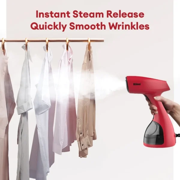 Riino Handheld Garment Steamer Turbo Travel Portable Steam Iron