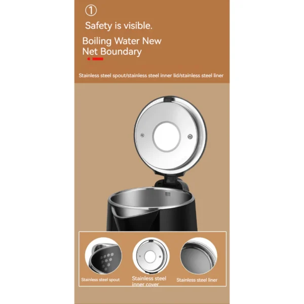 Panasonic 2.5Lelectric Kettle Stainless Steel Kettle